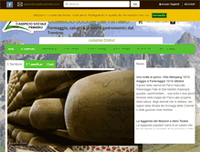 Tablet Screenshot of caseificioprimiero.com